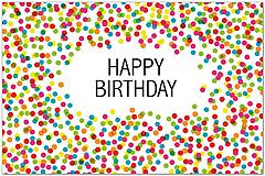 Confetti Postcard A9028P-ZZ